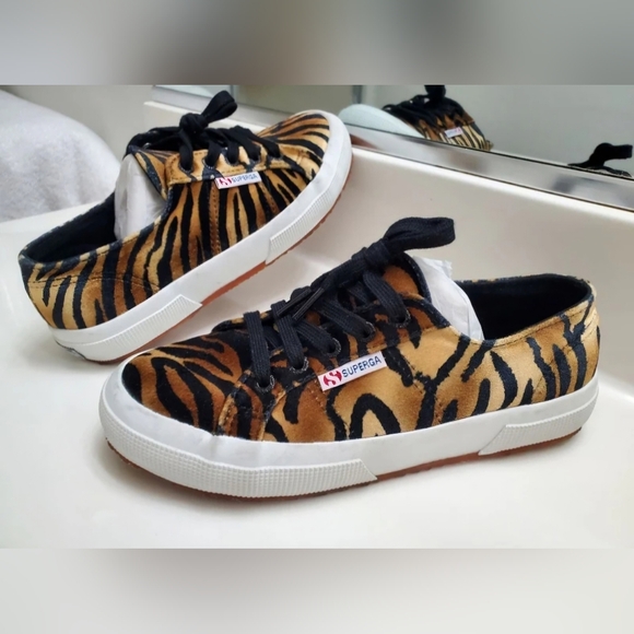 Superga Shoes - SUPERGA 2750 Cognac Zebra
